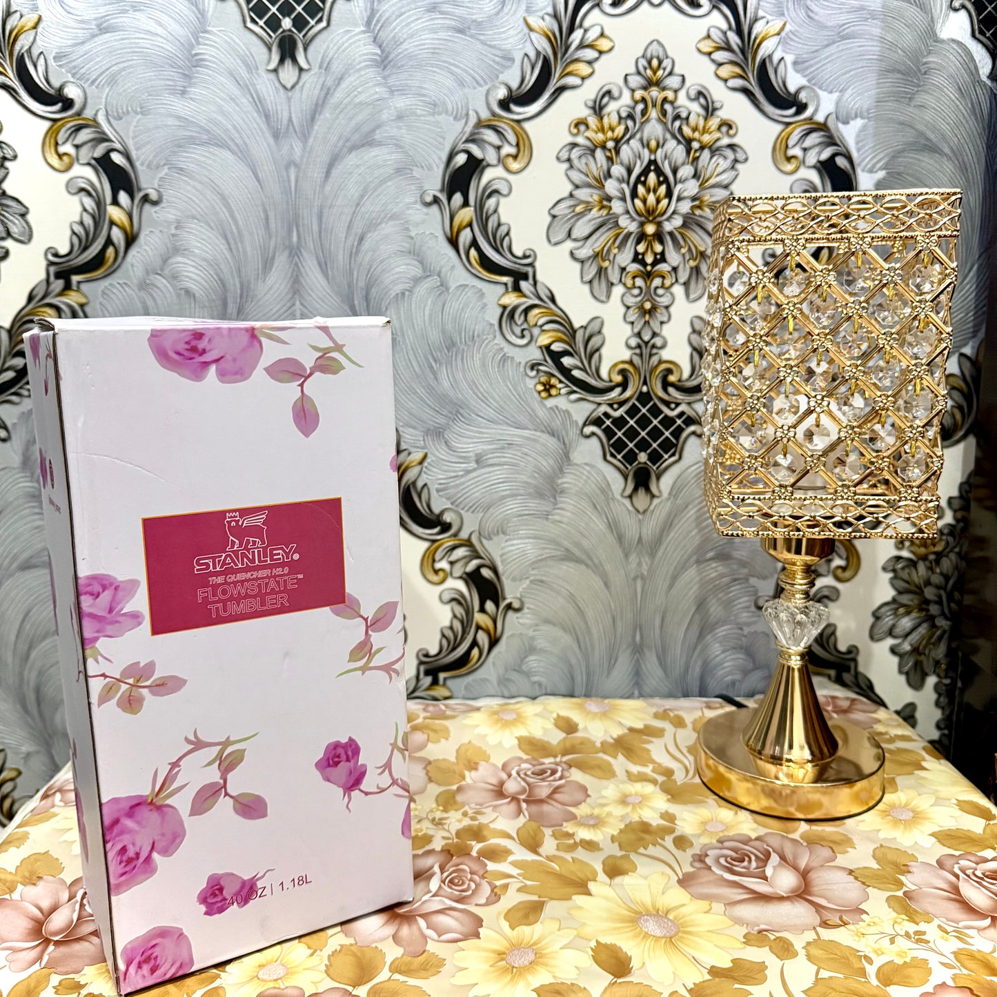 Stanley Tumbler - White Sakura Bloom - Simple Box