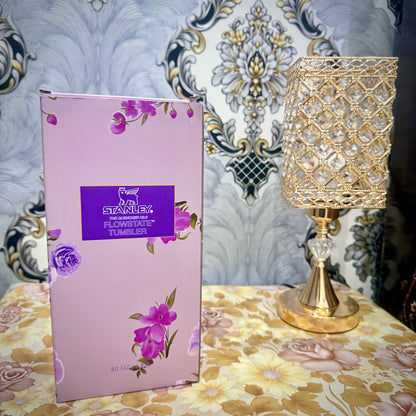 Stanley Tumbler - Powder Blue Garden - Simple Box