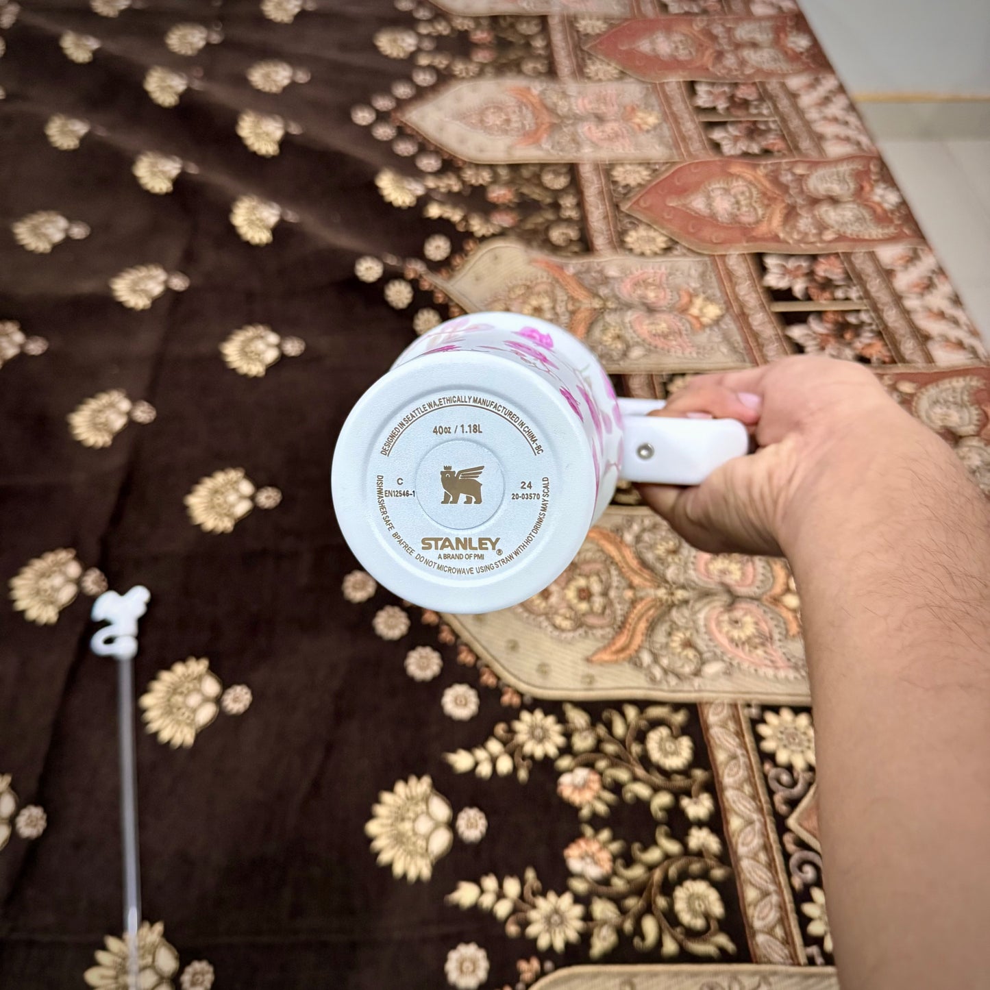 Stanley Tumbler - White Sakura Bloom - Simple Box